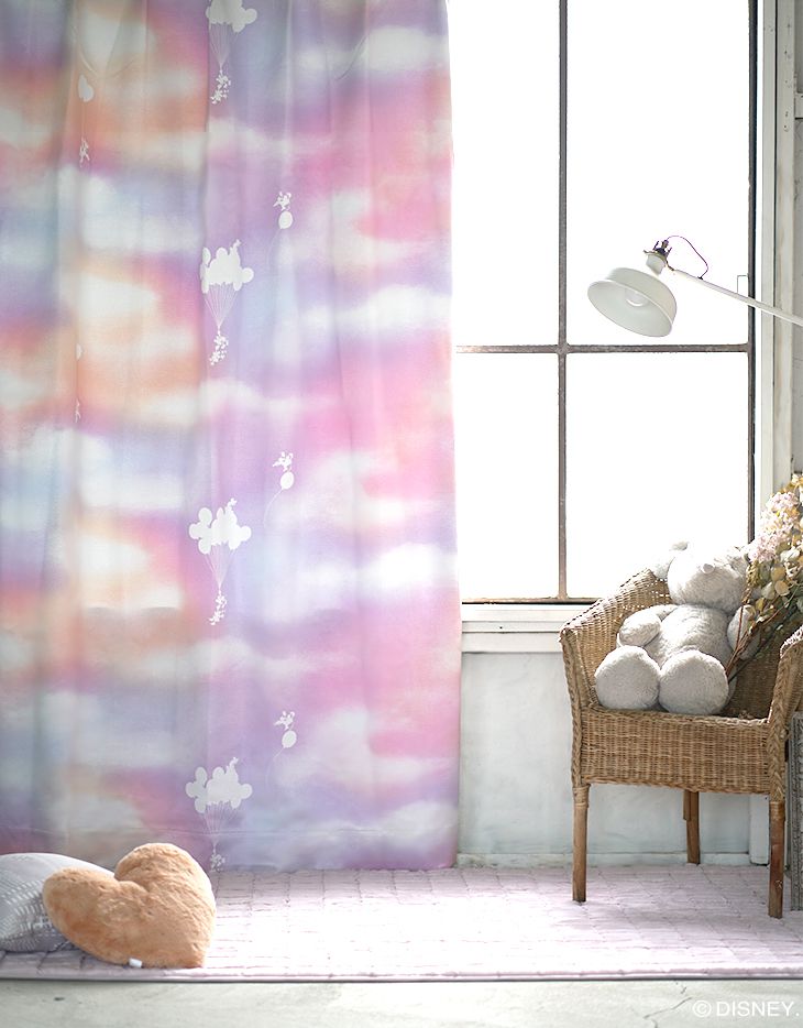 遮光 カーテン MICKEY/Mellow メロウ (幅100×丈135cm) 1枚入 | クー