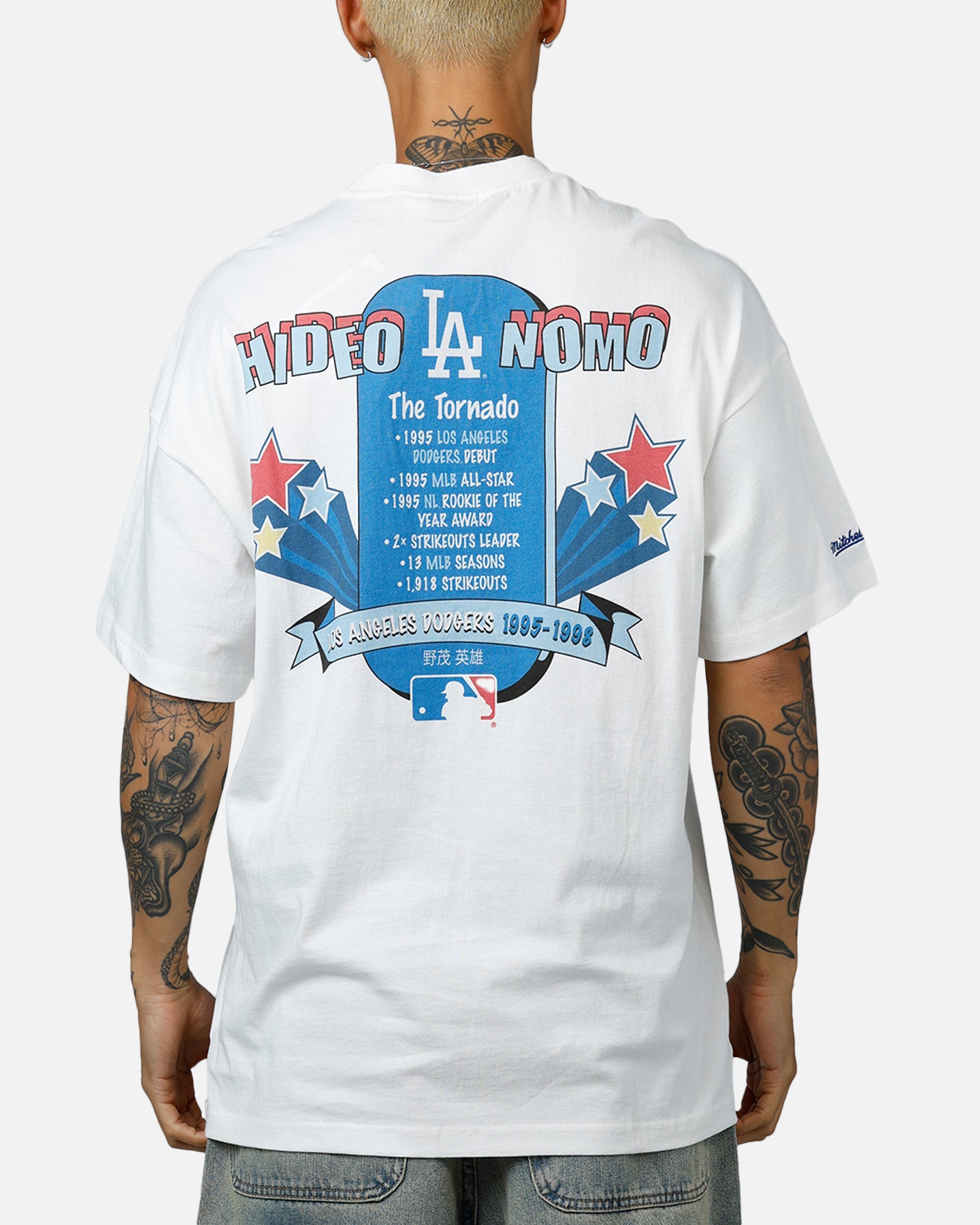 Mitchell & Ness Los Angeles Dodgers Hideo Nomo Tornado T-Shirt