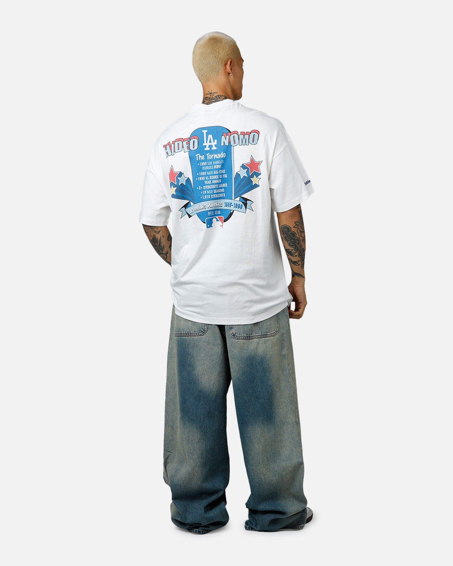 Mitchell & Ness Los Angeles Dodgers Hideo Nomo Tornado T-Shirt