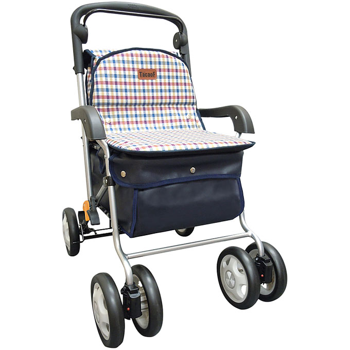 ウォーキングステッキキャスター（杖立て付） 幸和製作所 R300 商品