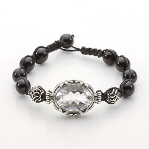 ネオタキオン[受験・合格]水晶&シトリンブレスレット{4・11月誕生石