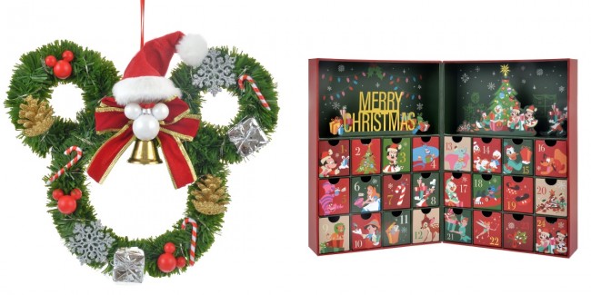 ディズニー“クリスマス商品”登場！ ミッキー型のリースやアドベント