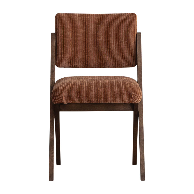 ゼットチェア 肘無 [WF-2/JACQUARD-MOCHA BR]｜チェア/スツール｜CRUSH