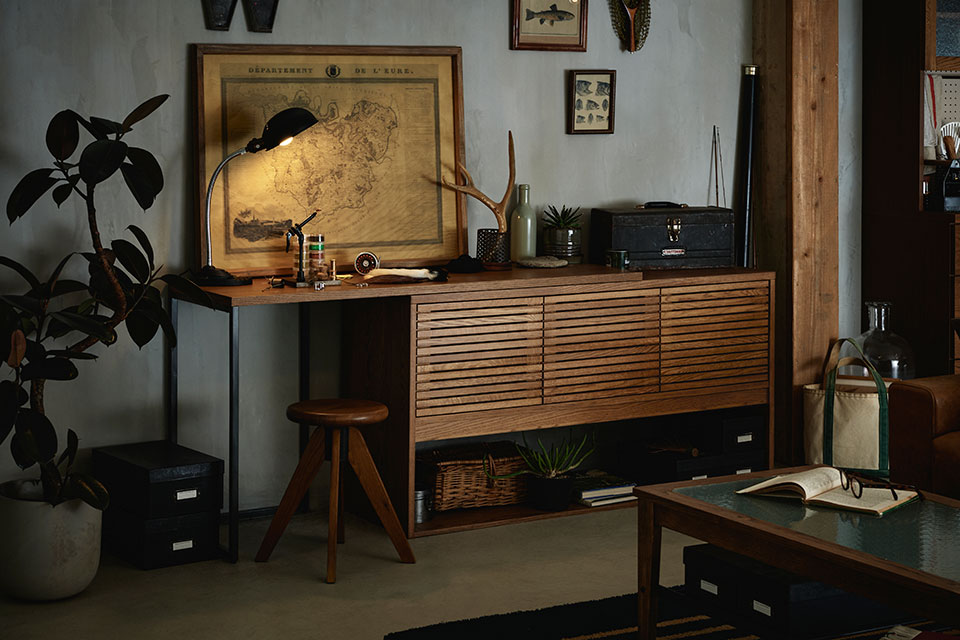 ボーダーサイドボード｜収納家具｜CRUSH CRASH PROJECT -クラッシュ