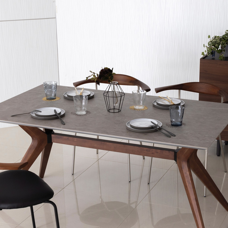 セラミックインテリア ダイニングセット JCD10004-180×JCD20004-LL