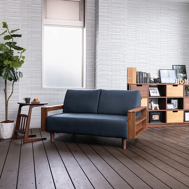 2人掛けソファー「Nicole(ニコール)」/ウッドフレーム | 家具