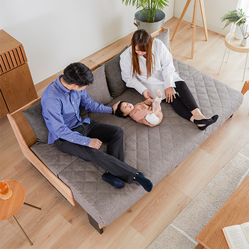 3人掛けソファーベッド「Dorothy2(ドロシー2)」/肘なし | 家具