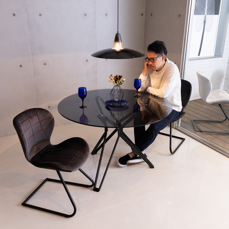 ダイニングテーブル「geo（ジオ）」/円卓 | 家具・インテリア通販の