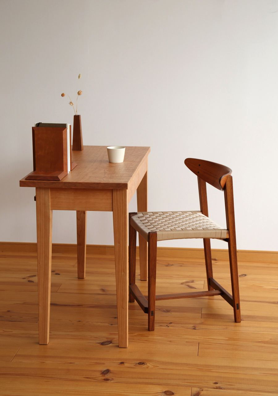 EIC24 アクタス ポラダ チェリー材 スクリヴァーノ スライドデスク