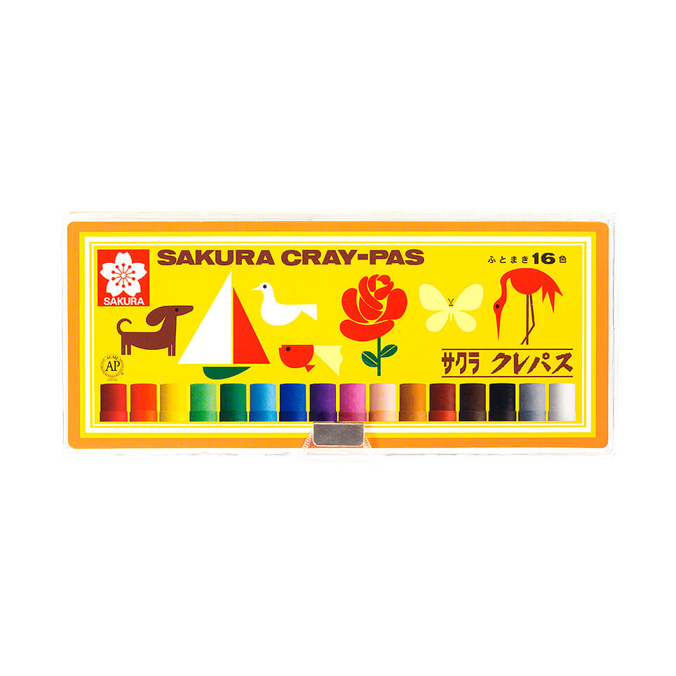 クレパス太巻16色 （ソフトケース入り）｜クレパス｜クレパス（パス