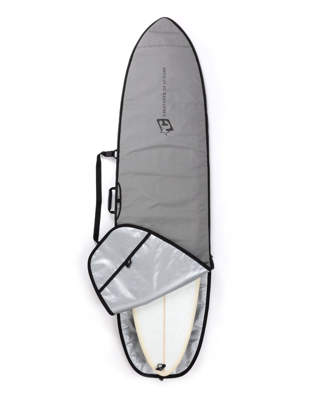 Fish Icon : Silver Black - 5'10 – Creatures of Leisure USA