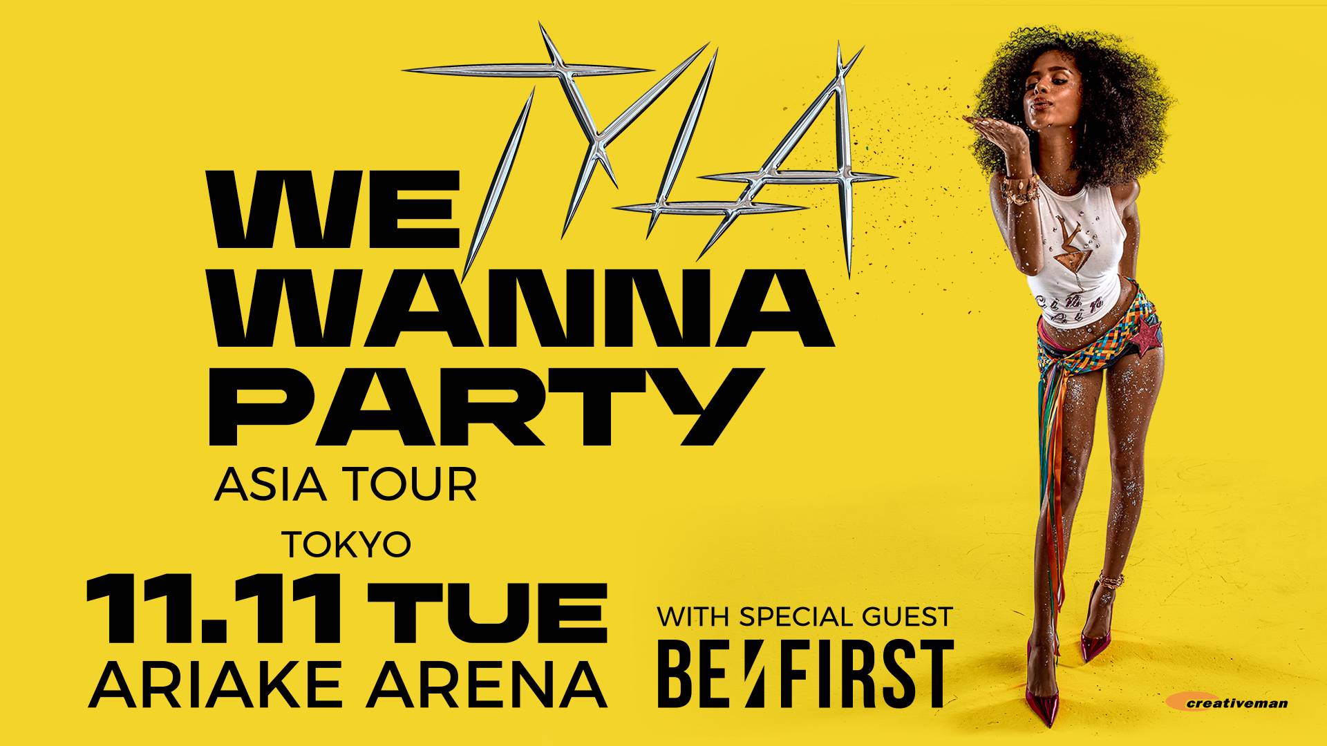 TYLA ツアーグッズ販売のご案内！ - CREATIVEMAN PRODUCTIONS