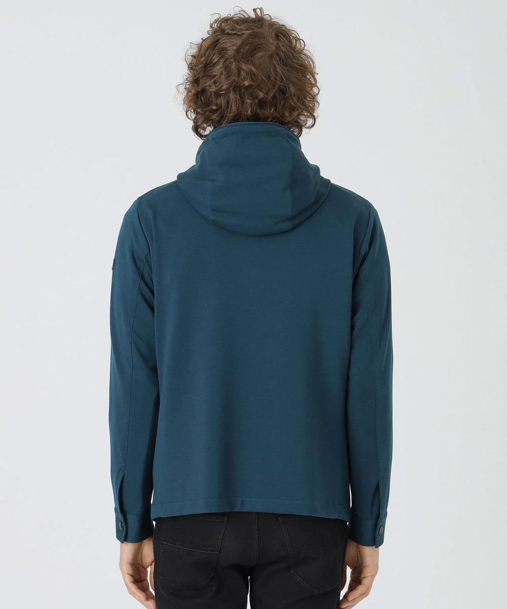 一部店舗限定】シルキーダンボールニットパーカー（ブルゾン）｜BLACK