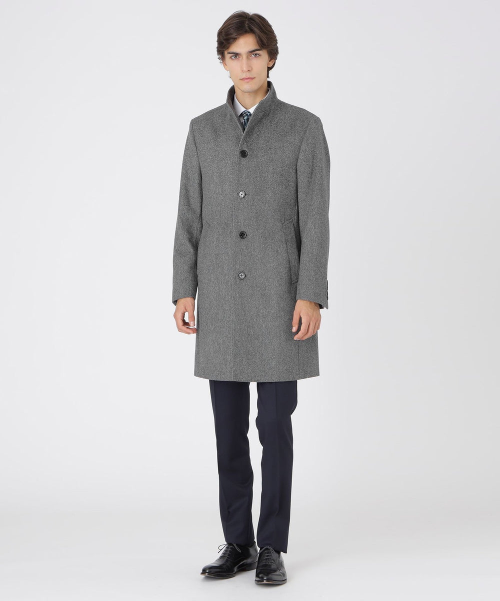 カルゼビーバースタンドカラーコート（コート）｜BLACK LABEL