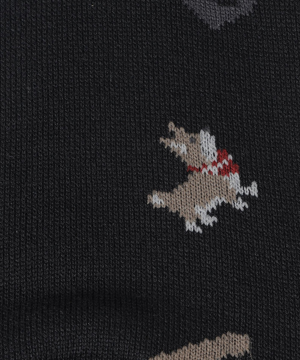 ランダムロゴコンビコーギーショートソックス（ソックス/アンダー