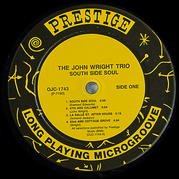 ザ・ジョン・ライト・トリオ/SOUTH SIDE SOUL｜🔴レコード/ジャズ