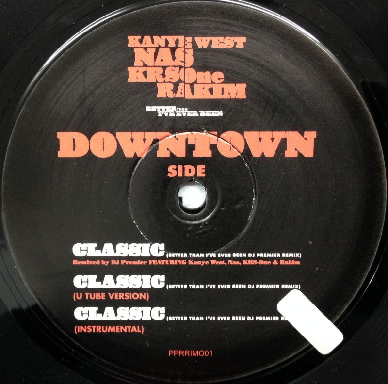 KANYE WEST・NAS・KRS-ONE・RAKIM / BETTER THAN I'VE EVER BEEN