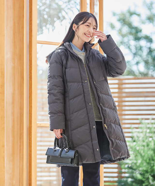 レディース】暖かさと着映えを両立！ フード付きアウター