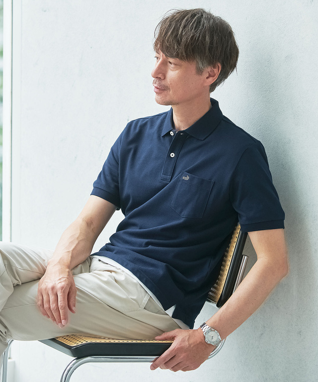 メンズ 【ベストセラー】ワンポイント半袖ポロシャツ【抗菌】通販