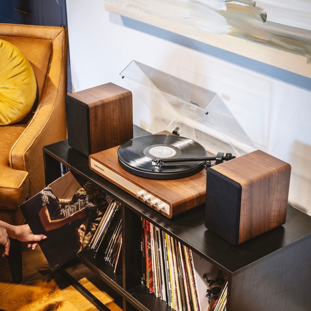 C65 RECORD PLAYER WITH SPEAKERS | Crosley Radio