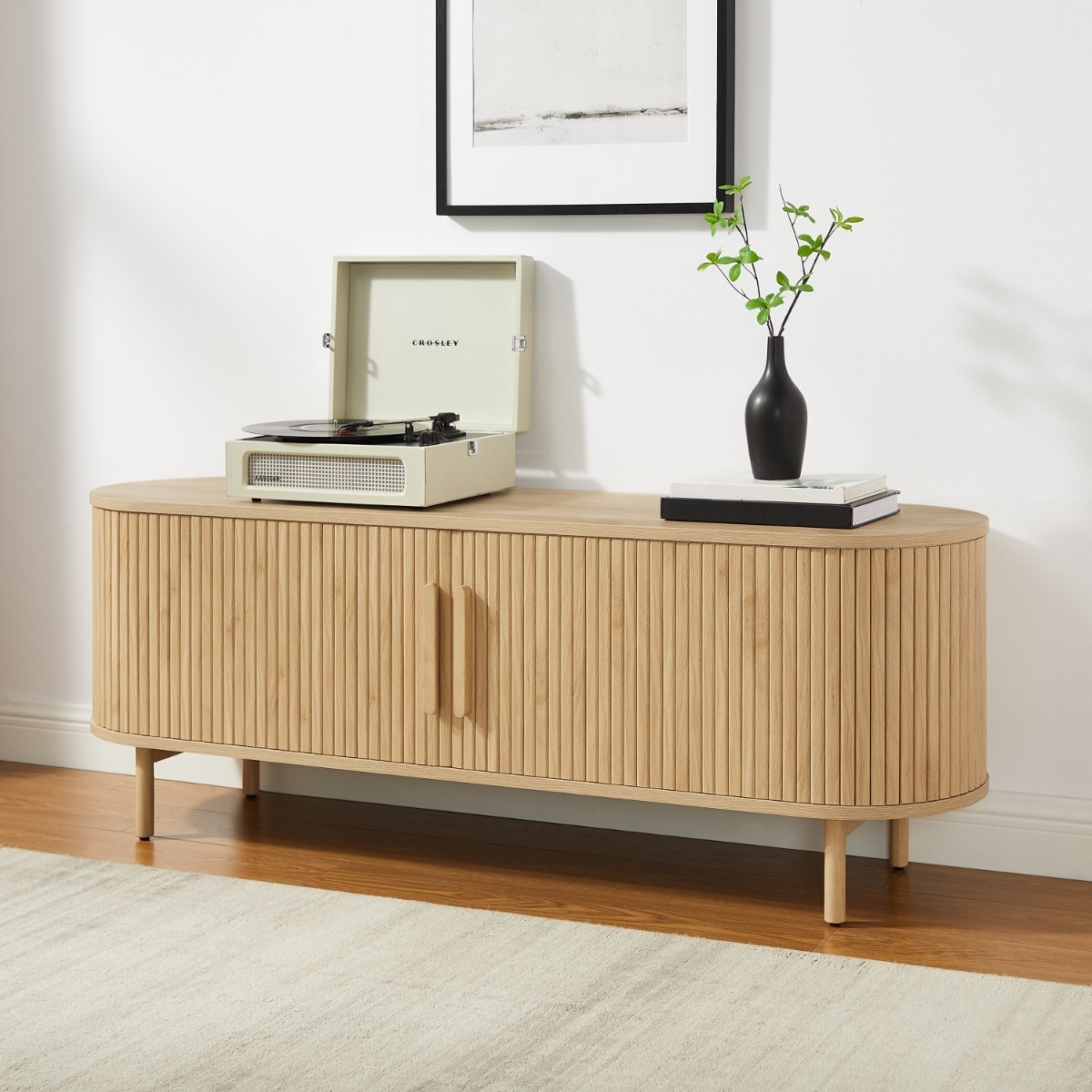 AMBROSE RECORD STORAGE MEDIA CONSOLE | Crosley Radio
