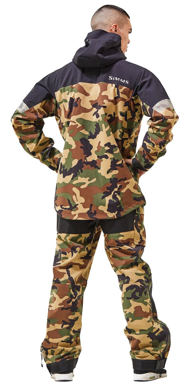 Fishing Jacket Simms CX Woodland Camo | CzechNymph.com