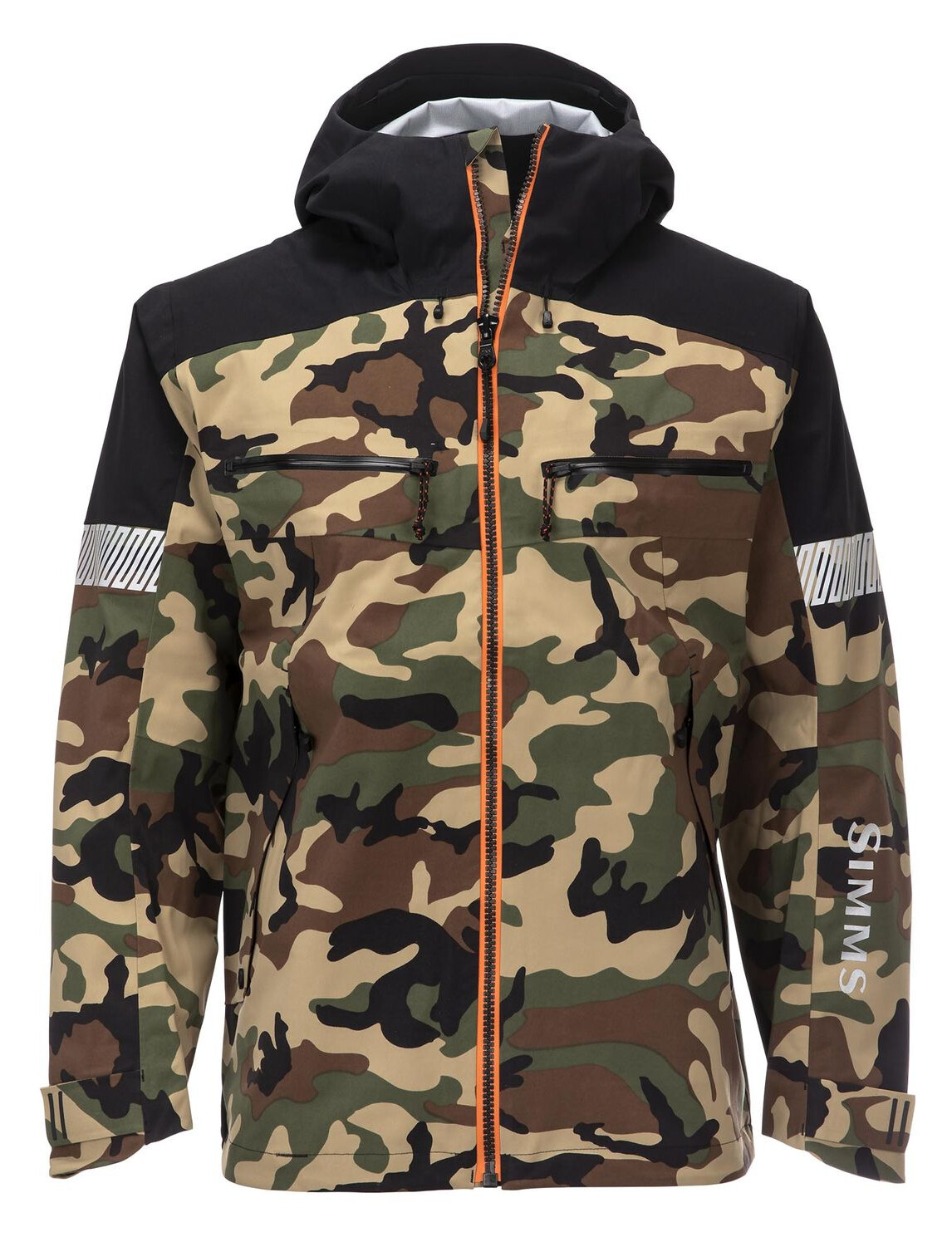 Fishing Jacket Simms CX Woodland Camo | CzechNymph.com