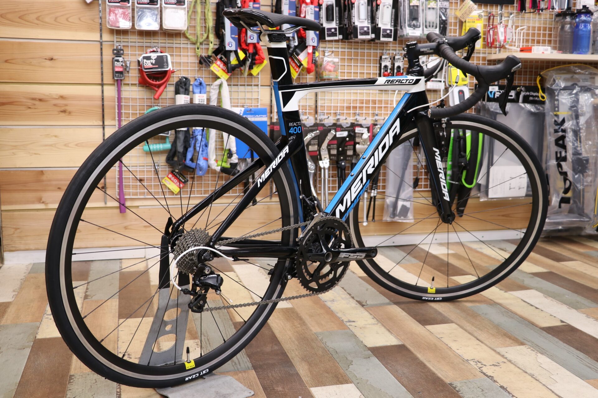 中古ロードバイク】MERIDA REACTO 400（メリダ リアクト 400）――税抜き