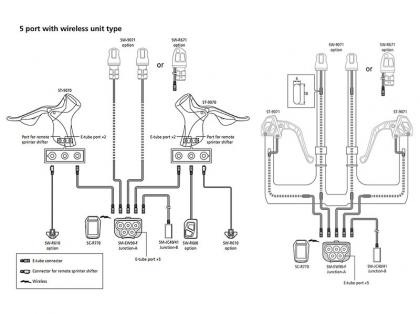 シマノ DURA-ACE Di2 SM-EW90-B ジャンクション（5ポート） ISMEW90B