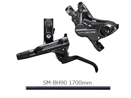 シマノ DEORE（ディオーレ）BL-M6100左レバー/BR-M6120 DISCキャリパー