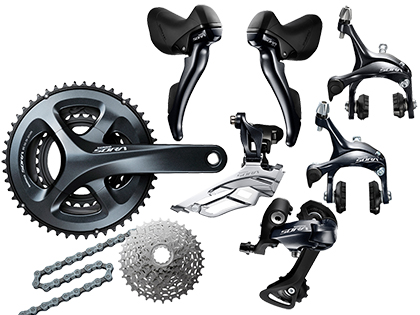 シマノ SORA（ソラ）R3030 ドロップバー用トリプル 機械式コンポセット