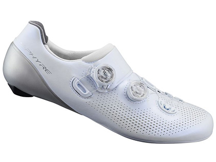 シマノ RC9（SH-RC901）ホワイト SPD-SL ロードシューズ【ワイド