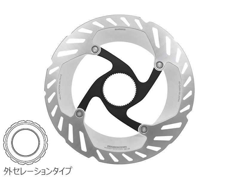 シマノ RT-CL800-S 160mm センターロックDISCローター 外セレーション