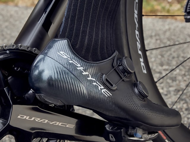 シマノ RC9（SH-RC903）ブラック SPD-SL ロードシューズ【ワイド