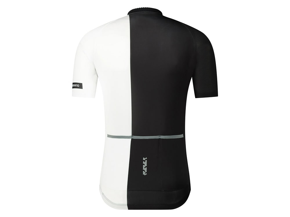 SHIMANO 23'エアロライト ジャージ ブラック/ホワイト（現品限り