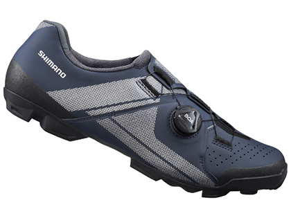 シマノ XC3（SH-XC300）ネイビー SPD MTBシューズ 特価品（現品限り