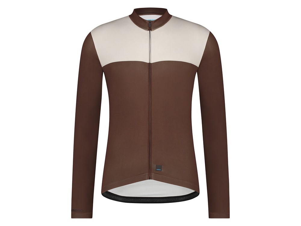SHIMANO 24'APICE ロングスリーブプリントジャージ ブラウン （現品