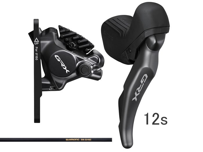 シマノ GRX Jキット ST-RX820-R 右レバー/BR-RX820-F DISCキャリパー