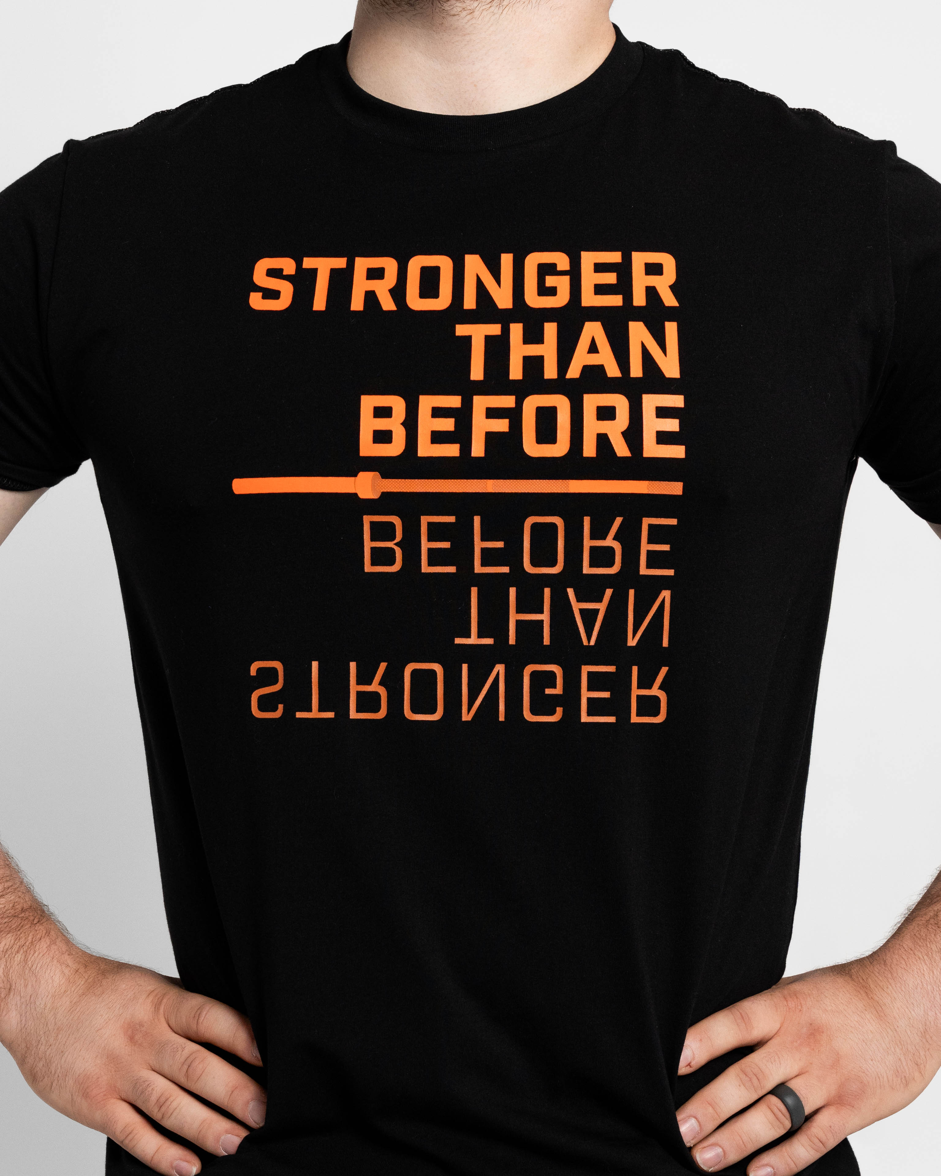 A7 USA Tシャツ XL BAR GRIP Orange/Black Stronger Than Before True