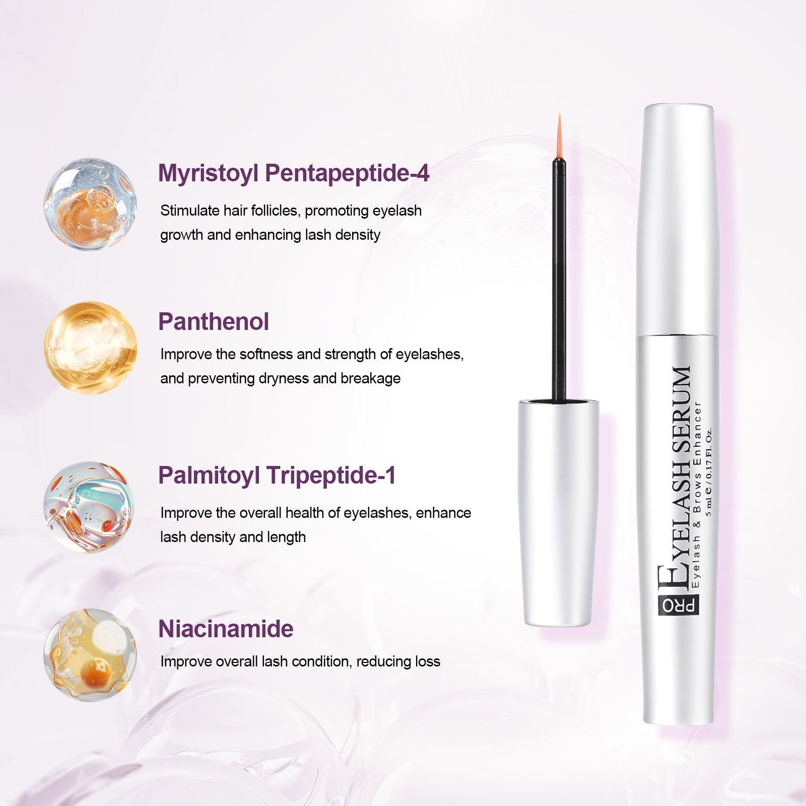 Private Label Eyelash Eyebrow Growth Serum | Low MOQ | Amarrie