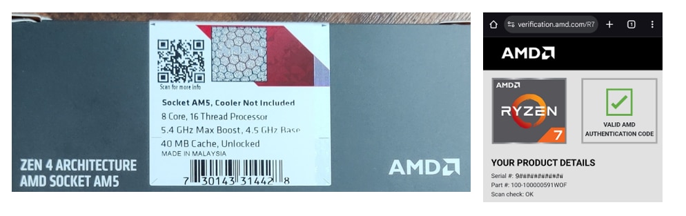 新規購入したAMDボックスプロセッサー保証ガイド