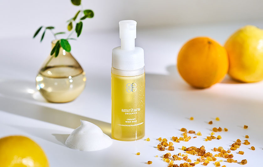 クリーミー ホイップソープ 甘夏＆フランキンセンス 150mL | 国産