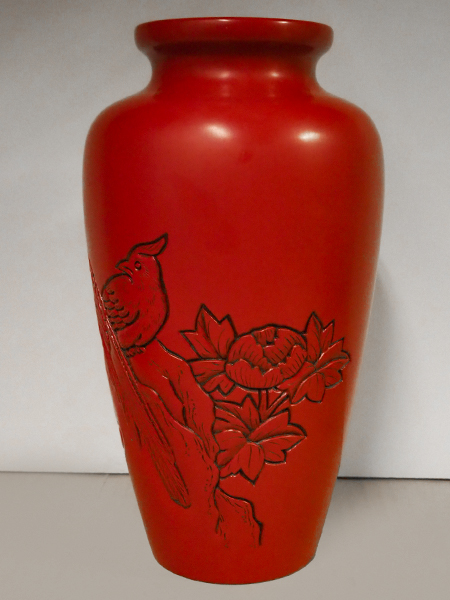 古道具　木工花瓶 古銅 水仙 花瓶 花器 金工 彫金 象嵌 明治工芸 明治金工 無銘