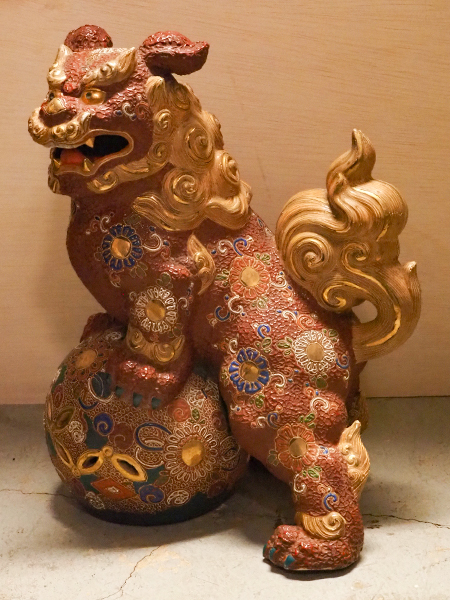 木製 獅子の顔 置物 木製 獅子の像 置物 約8cm - メルカリ