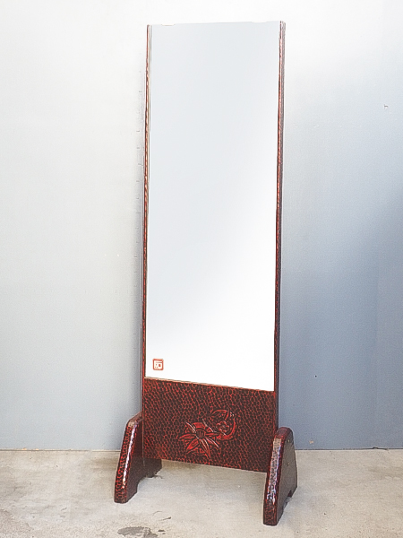 姿見 鏡 鎌倉彫り 楽天市場】鎌倉彫 姿見 和風 姿見鏡 和室 スタンドミラー 和モダン