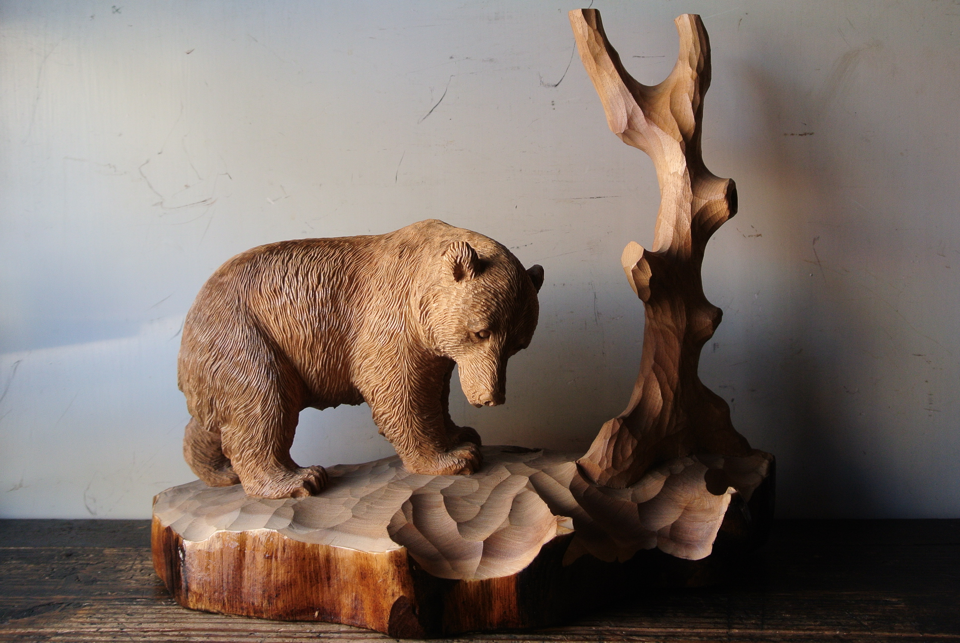 藤戸竹喜 木彫り熊 - アンティーク雑貨・古道具の札幌 アンティーク