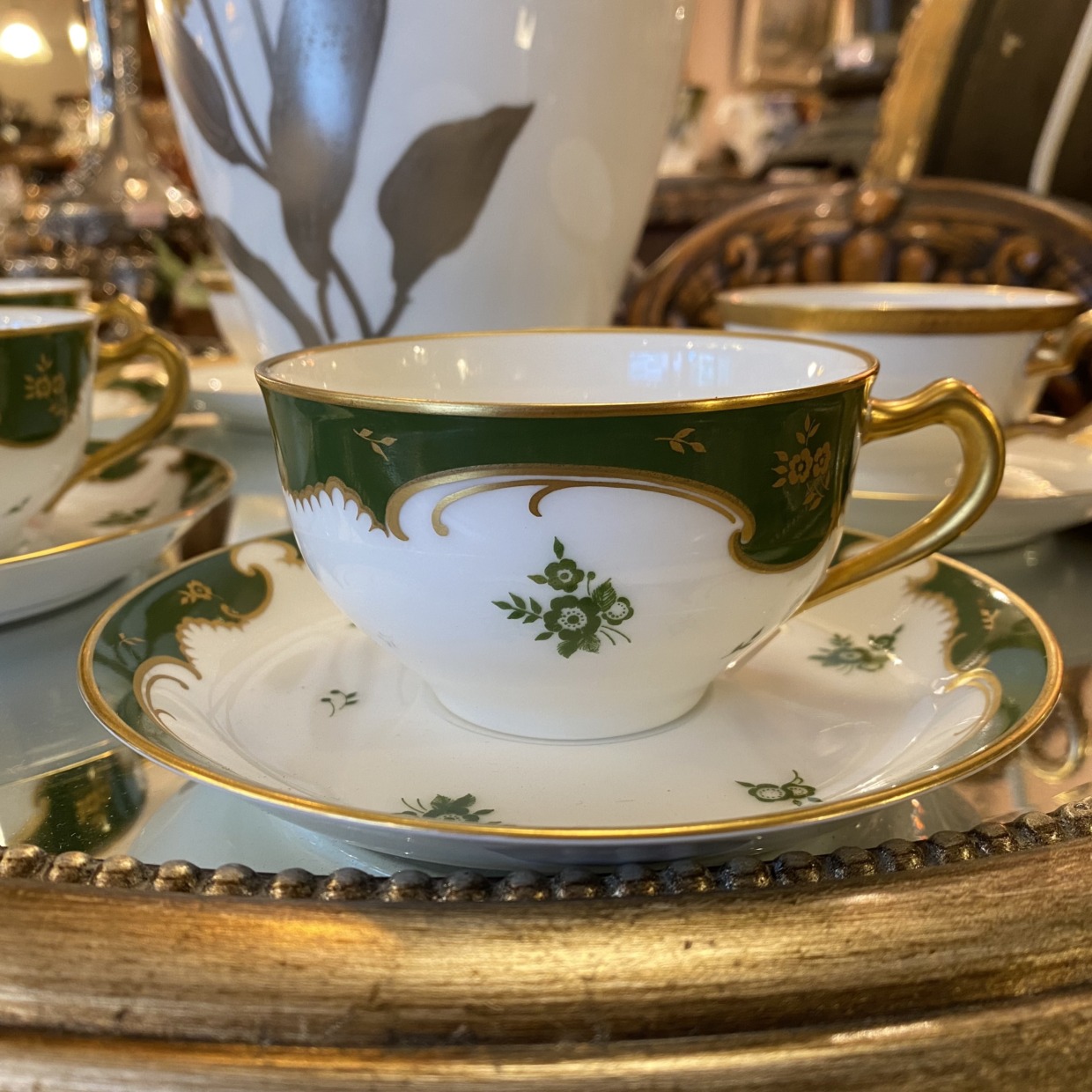 大倉陶園バラの花柄20cm 陶磁器皿 2枚セット 大倉陶園バラの花柄20cm