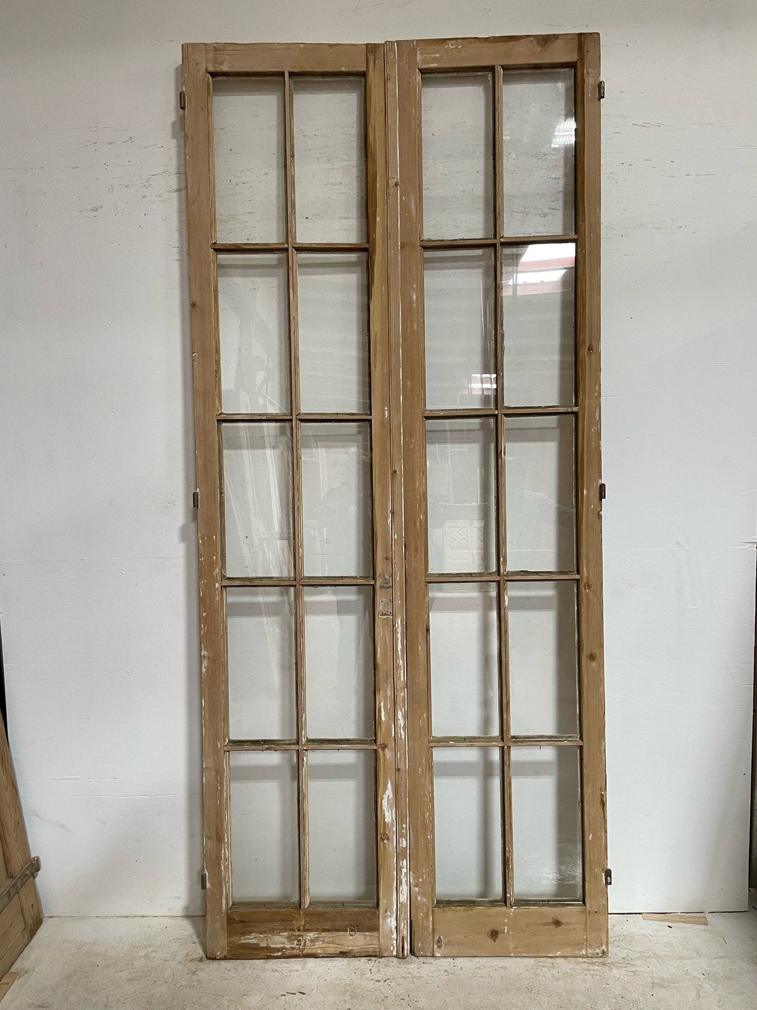 Antique French door (108x48) with glass E1133 – Antiques & Vintage