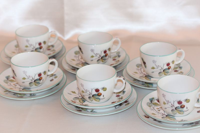 ロイヤルウースター ストロベリーフェア トリオ - Antiques Violetta