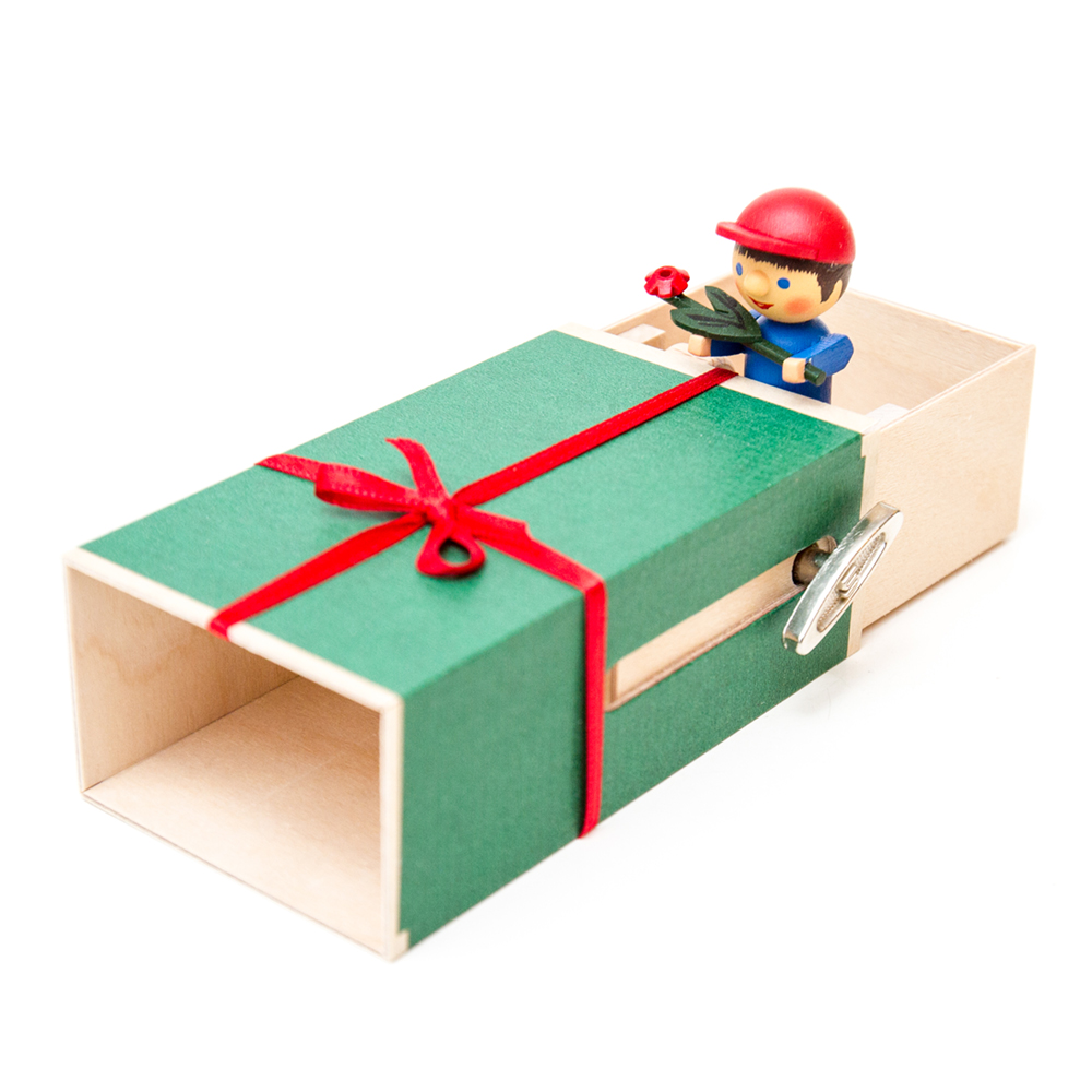 ポップオルゴール「プレゼント・男の子」【697】 WERNER/ヴェルナー社